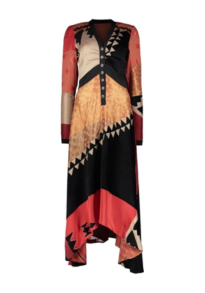 ETRO silk-blend dress - Red