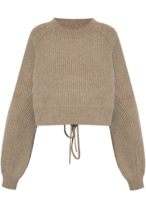 Yohji Yamamoto open-back jumper - Neutrals