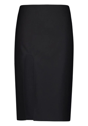 Stella McCartney side-sllit skirt - Black