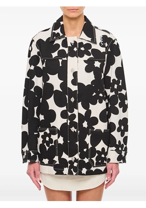 Marni floral-print jacket - Black