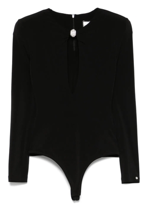 NISSA crystal-embellished bodysuit - BLACK