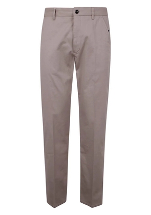 Incotex pressed-crease chino trousers - Neutrals