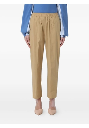 Semicouture elasticated-waist trousers - Neutrals