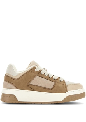 Hogan H667 lace-up leather sneakers - Neutrals