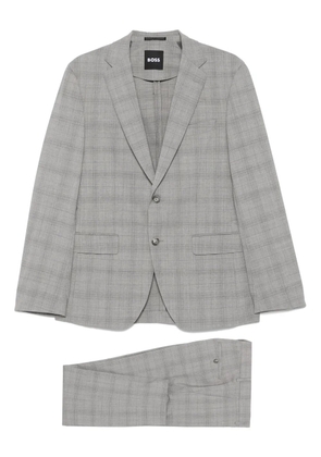 BOSS checked suit - Grey