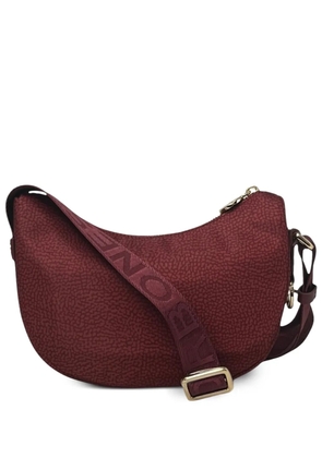 Borbonese luna zip satchel - Red