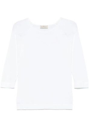 Bruno Manetti fine-knit top - White