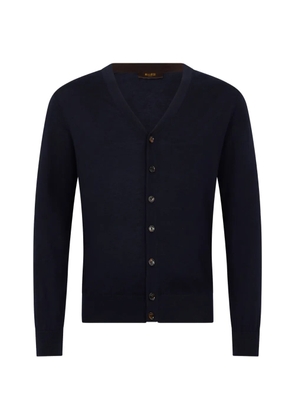 Moorer V-neck cardigan - Blue