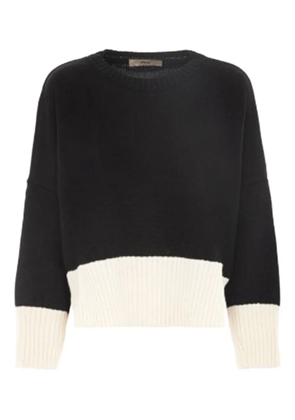 Akep colour-block sweater - Black