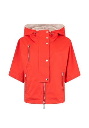 Moorer short-sleeve hooded jacket - Red