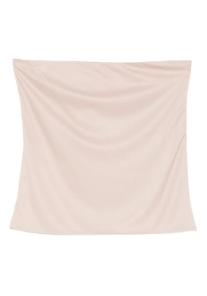 GIADA CURTI ruched strapless top - Neutrals