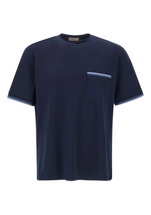 Herno pocket ribbed-trim T-shirt - Blue