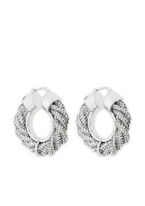 Aquazzura Scintilla hoop earrings - Silver