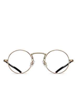 Matsuda round-frame glasses - Gold