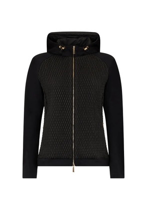 Moorer quilted hooded jacket - Black