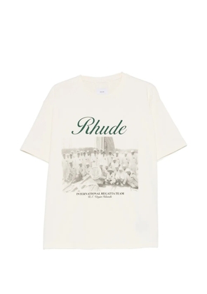 RHUDE graphic T-shirt - Neutrals