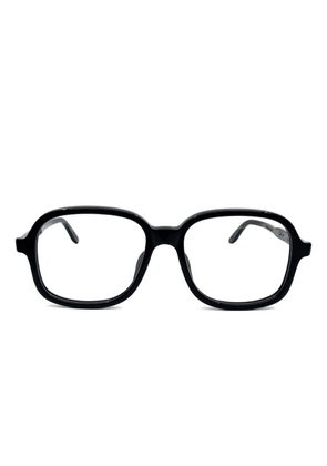 JULIUS TART OPTICAL square-frame clear-lens glasses - Black