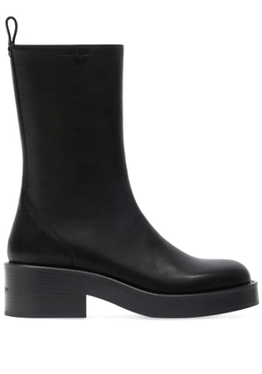 Courrèges Rider leather boots - Black