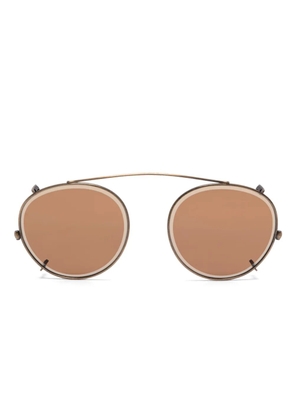Kame Mannen 113 sunglasses clip - Brown