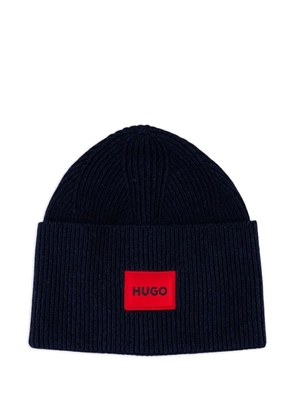 HUGO Xaff 6 beanie hat - Blue