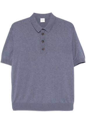 Eleventy fine-knit polo shirt - Blue