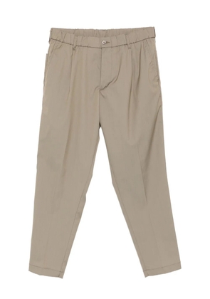 YES LONDON pleated elastic-waist trousers - Green