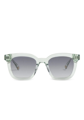 Peter And May geometric-frame acetate sunglasses - Green