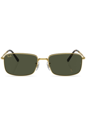 Ray-Ban rectangle-frame sunglasses - Gold