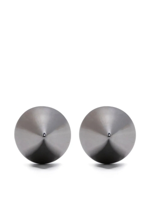 Eddie Borgo cone stud earrings - Grey