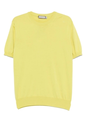 Canali fine-knit T-shirt - Green