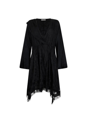 Philosophy Di Lorenzo Serafini v-neck floral midi dress - Black