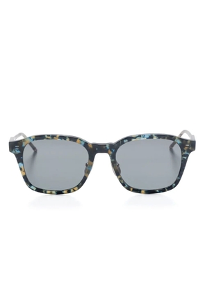 Thom Browne Eyewear abstract-pattern sunglasses - Blue