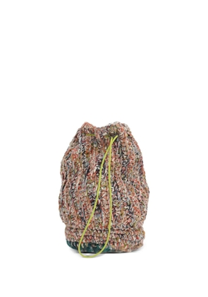 VITELLI Chunky-knitted shoulder bag - Orange