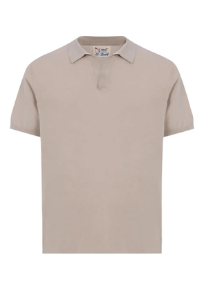 MC2 Saint Barth embroidered-logo polo shirt - Neutrals