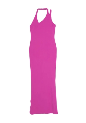 Patrizia Pepe halter neck maxi dress - Purple