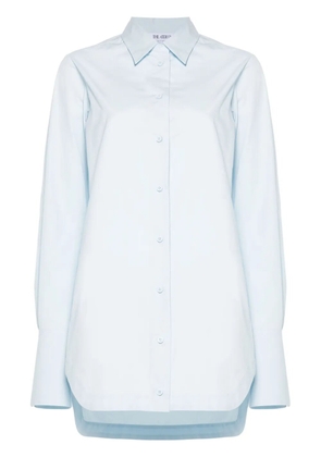 The Attico button-fastening shirtdress - Blue