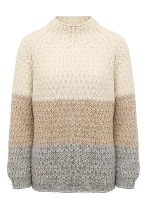 Eleventy striped sweater - Neutrals
