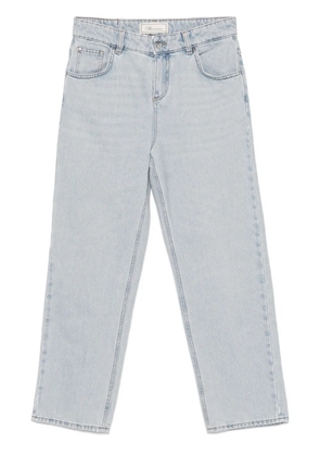 Blumarine logo-embroidered jeans - Blue