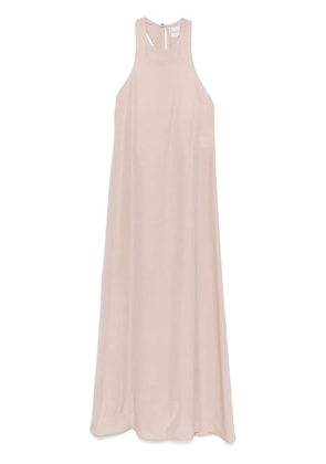 Alysi A-line maxi dress - Neutrals