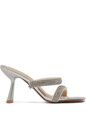 TWENTY FOURHAITCH embellished-strap sandals - Silver