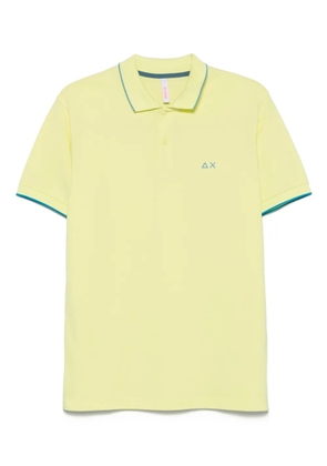 Sun68 contrast-trim polo shirt - Yellow