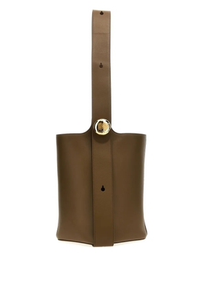LOEWE medium Pebble bucket bag - Brown