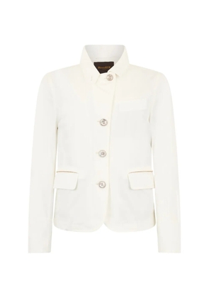 Moorer buttoned jacket - White