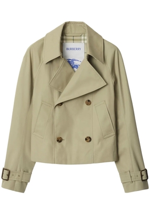 Burberry double-breasted trench jacket - Neutrals