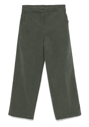 ASPESI twill cropped trousers - Green