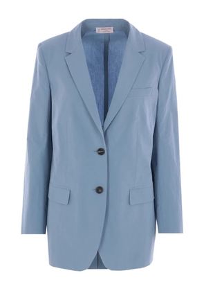 Alberto Biani single-breasted blazer - Blue