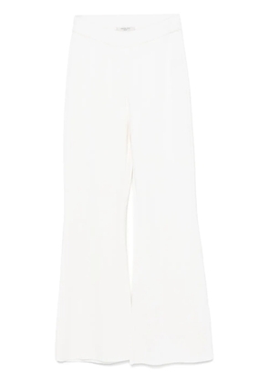 Charlott flared trousers - White