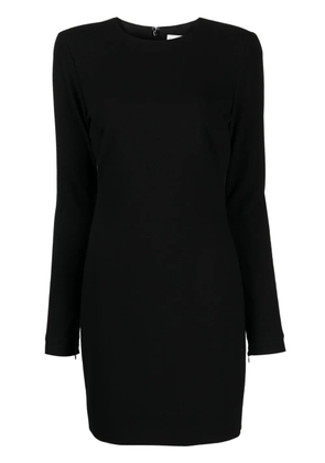 Victoria Beckham crepe virgin-wool blend minidress - Black