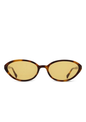 Mykita oval-frame tortoiseshell sunglasses - Brown