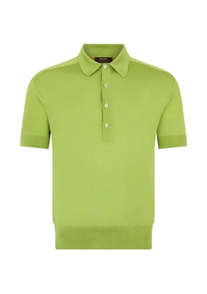 Moorer button polo shirt - Green
